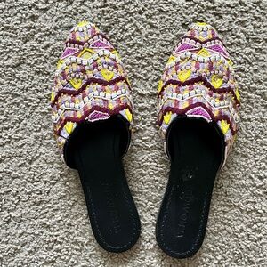 VERO MODA Charming Embroidered Mules